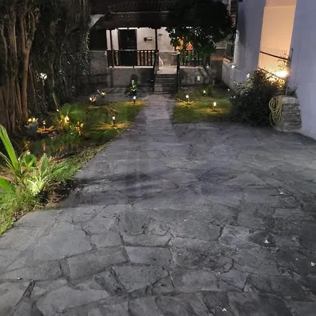 Family House With Garden In The Center Of Polychrono